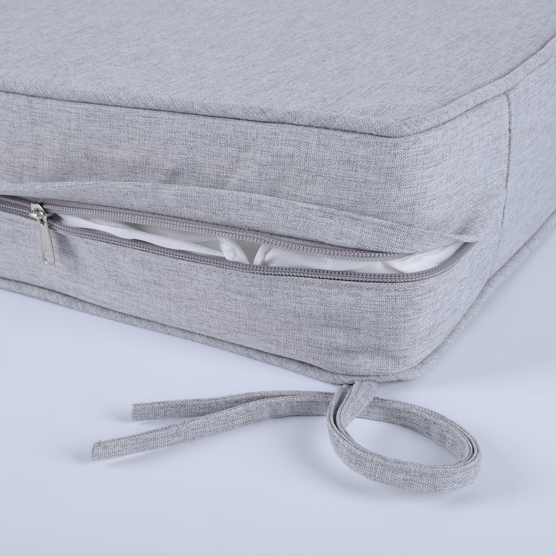GDFStudio Marie Outdoor 24x24 Inch Seat Cushion Set with Removable Covers (set of 2) - 24" x 24"