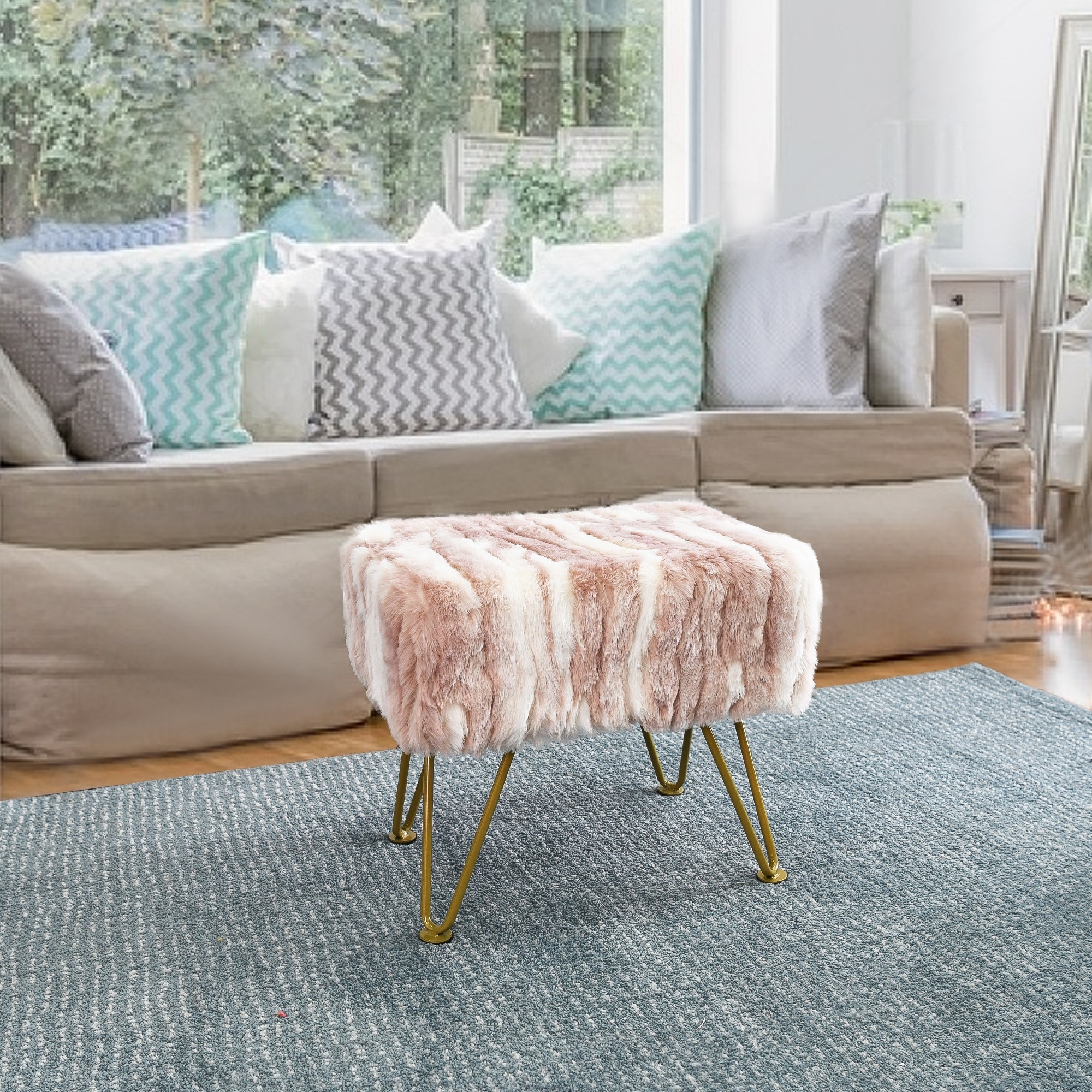 Thro home by shop marlo lorenz ottoman