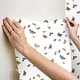 preview thumbnail 5 of 5, Butterfly House White Peel and Stick Wallpaper