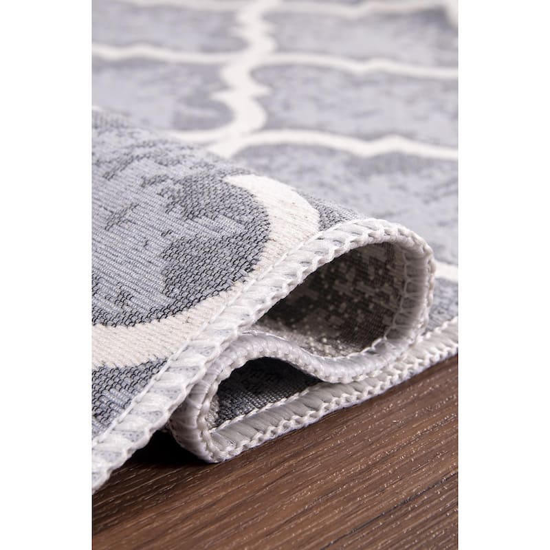 SussexHome Non-skid Ultra-thin Blended Runner Rug - 20" x 59"