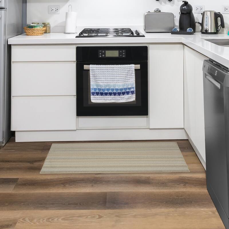 Garland Rug Carnival Striped Durable Indoor Area Rug
