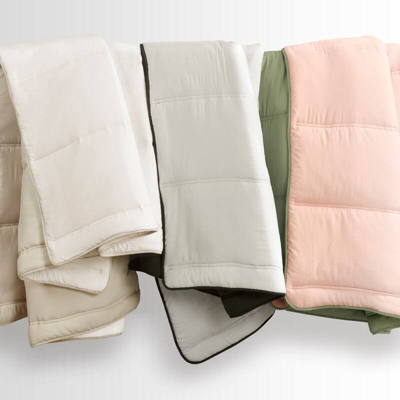 Lush Decor Oslo Soft Reversible Quilted Comforter Set