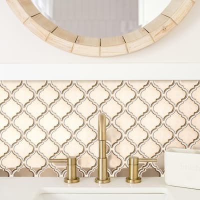 Merola Tile Hudson Tangier Gold 12-3/8" x 12-3/8" Porcelain Floor and Wall Tile