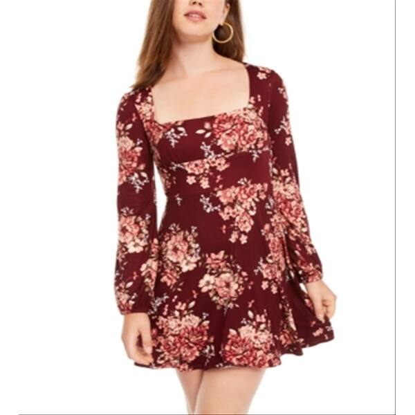 B.Darlin Junior's Long Sleeve Emma Dress Red Size 5 - Bed Bath & Beyond -  40557193