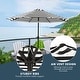 preview thumbnail 58 of 142, Holme 9-foot Steel Market Patio Umbrella with Tilt-and-Crank