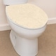 preview thumbnail 92 of 189, Home Weavers Waterford Collection Cotton Toilet Lid Rug | Elastic Fit | Fit Most Standard Toilet Lid | 18"x18" Ivory