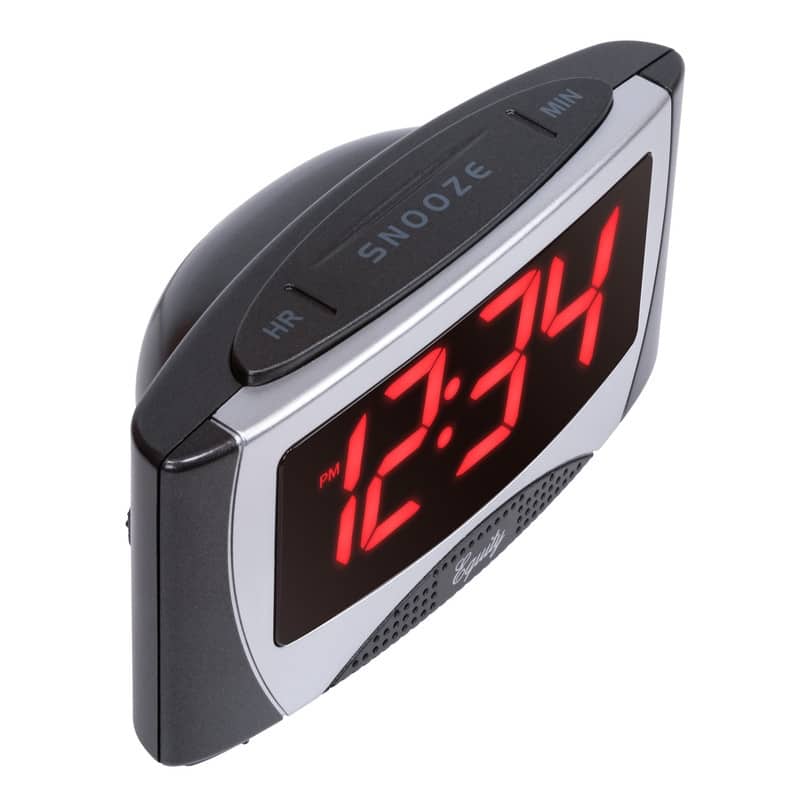 Equity by La Crosse 30029-USB 1.2-Inch Large LED 5V USB Alarm Clock
