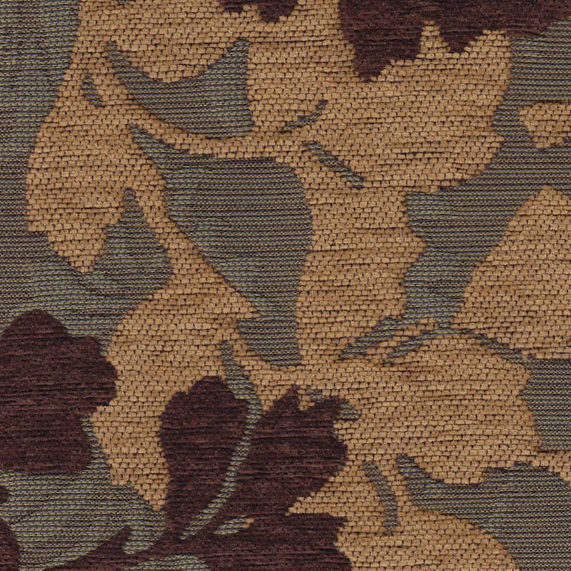 HomePop Classic Textured Sage Floral Chenille Dining Chair