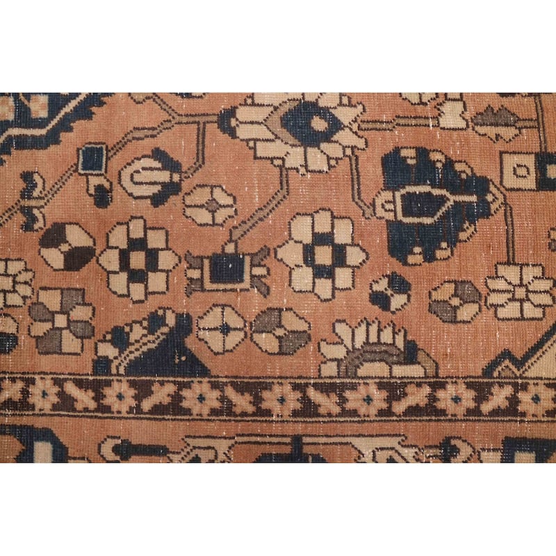 ECARPETGALLERY Hand-knotted Antalya Vintage Copper Wool Rug - 6'6 x 9'9