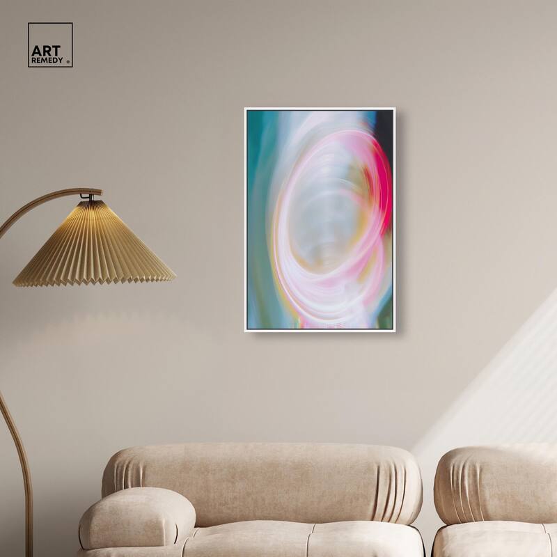 Swirling Light III Canvas by Art Remedy
