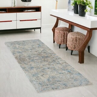 Dabu Rug Dabu Abstract Modern Woven Area Rug By HomeRoots - 2' X 6' - Bed Bath ...