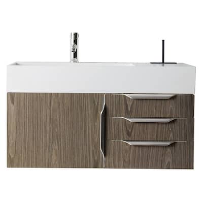 James Martin Vanities 983-V36-W-N-GW Columbia 36" Wall Mounted Single