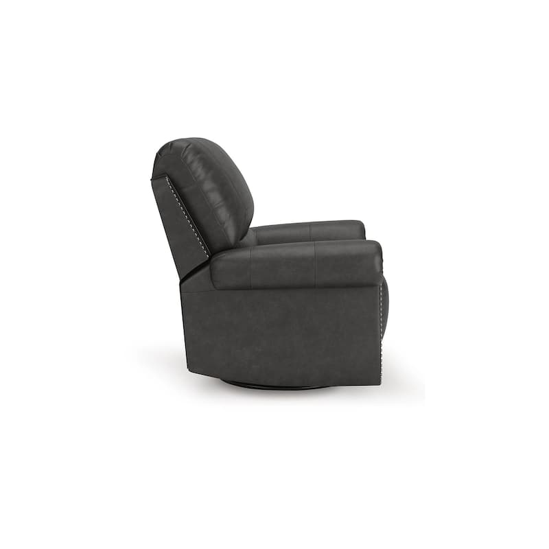 Signature Design by Ashley Chatterton Black Swivel Glider Recliner