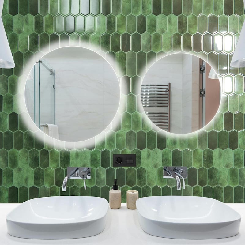 Art3d 10pcs Peel and Stick Backsplash Thickened Wall Tiles, 12''x12'', Cover 10 Sq.Ft.