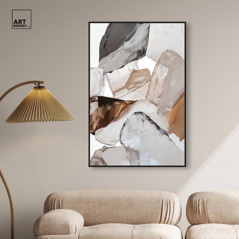 Sedimentary Hues II Canvas by Art Remedy