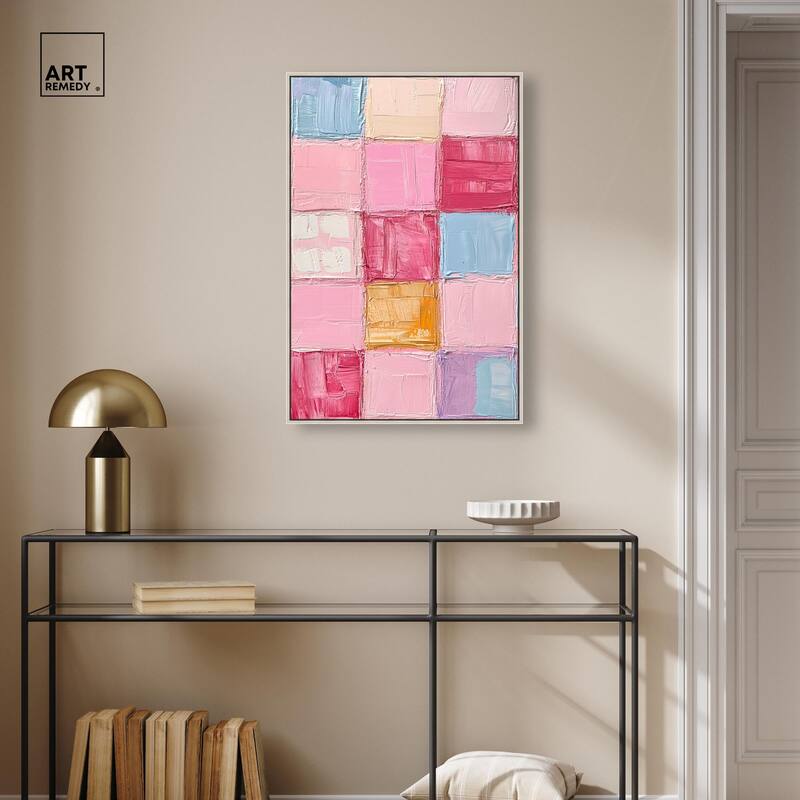 Color Squares II Canvas by Art Remedy