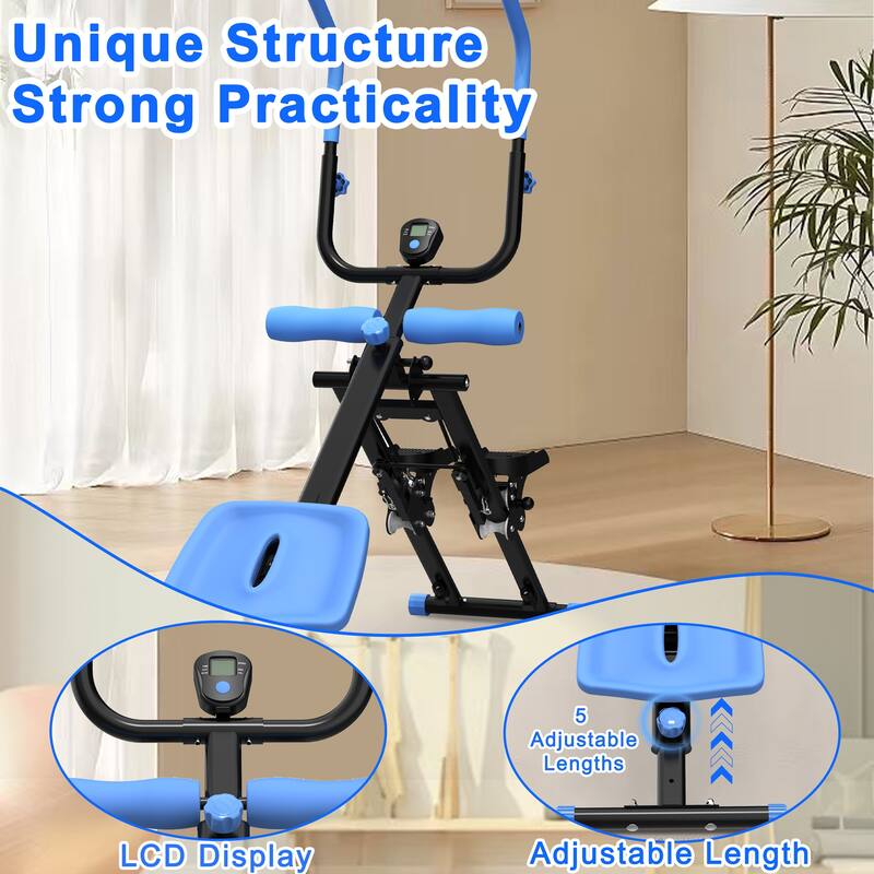 Multifunctional 2-In-1 Stair Stepper And Ab Workout Machine