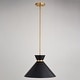 preview thumbnail 11 of 12, Racine Mid-Century Modern Bowtie Pendant Light, LED Compatible