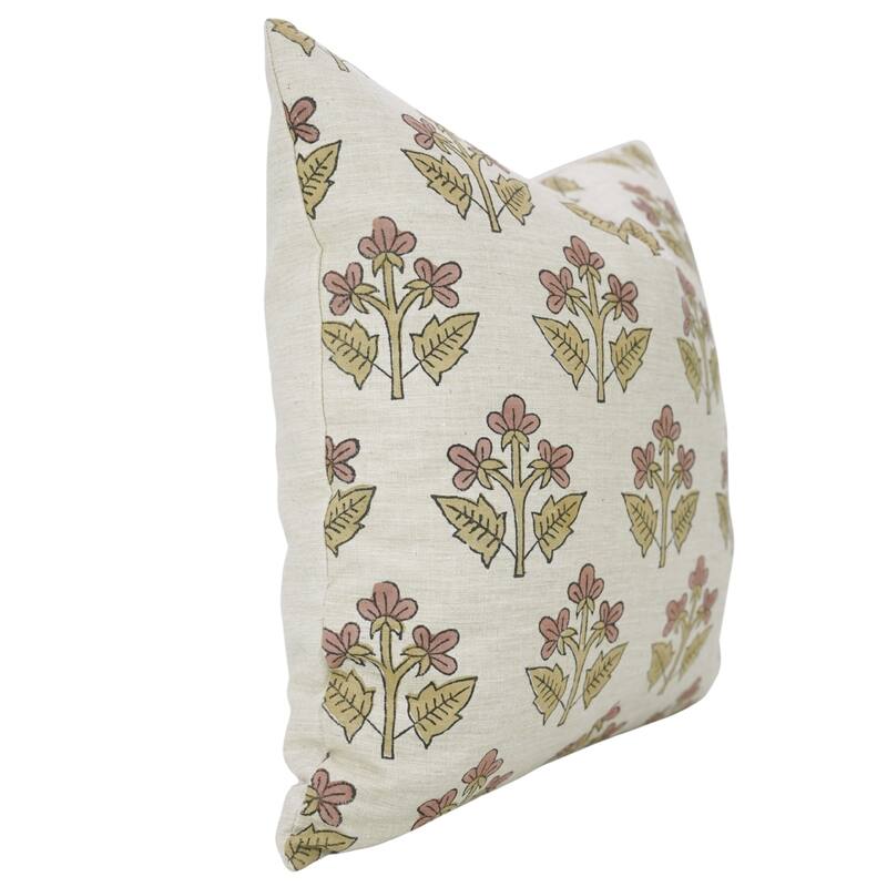 Fabdivine Wine 14x36 Inch Handmade Throw Farmhouse Pillowcase for Dining Sofa or Couch Cozy Linen Blend Fabric, Chahat