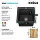 preview thumbnail 27 of 146, KRAUS Bellucci Workstation Topmount Drop-in Granite Kitchen Sink
