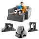 preview thumbnail 2 of 20, Costway Kids Modular Play Sofa 8 PCS with Detachable Cover for - See Details Grey