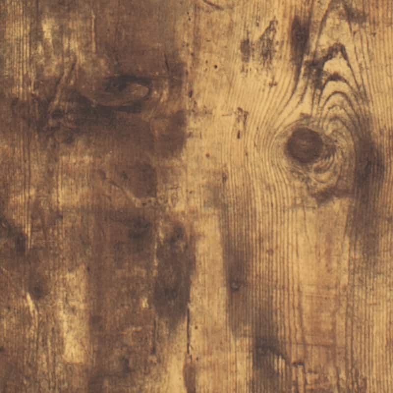 Industrial 4 Drawer Dresser, Rustic Brown Wood Storage Chest with Steel Frame for Bedroom Living Room