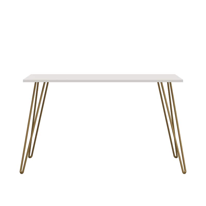 Roomfitters Owen Minimalist Writing Desk with Hairpin Legs