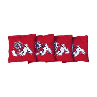 Fresno State Bulldogs Red Cornhole Bags