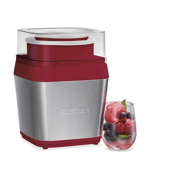 Cuisinart ice cream maker red clearance