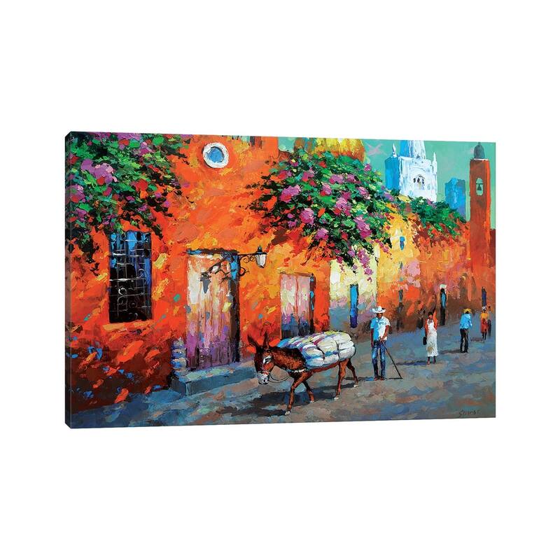 iCanvas "Mexican Caslle" by Dmitry Spiros Canvas Print