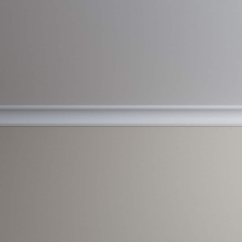 4"H x 4"P x 5 5/8"F x 96"L Waco Crown Moulding - 1-Pack
