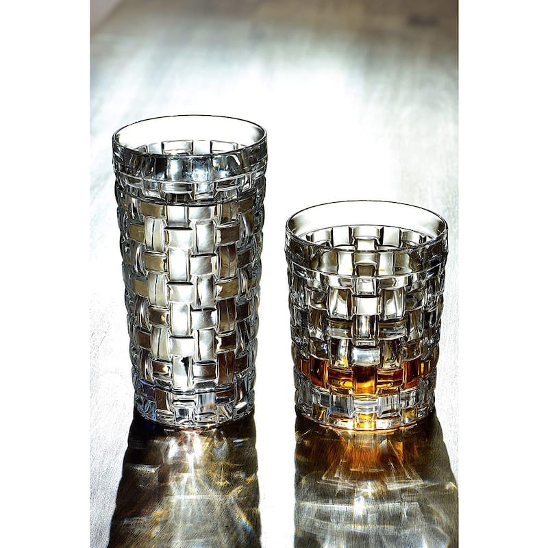 Nachtmann Set of 4 Dancing Stars Bossa Nova Long Drink Glasses - 14 oz.
