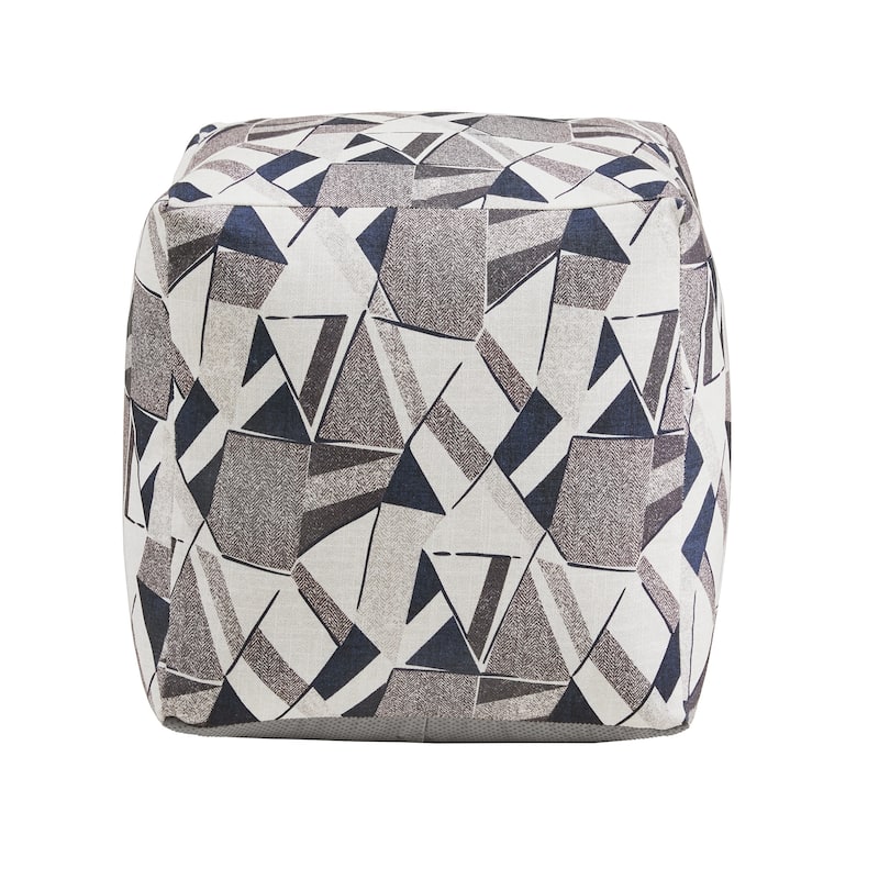 Brunico Upholstered Square Pouf Ottoman by iNSPIRE Q Bold