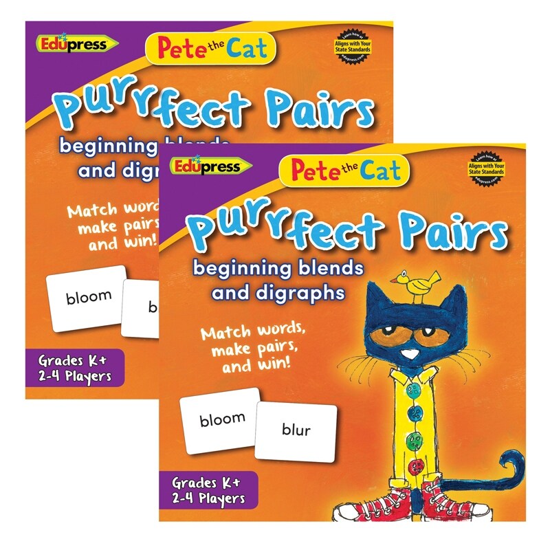 Shop 2 Ea Pete The Cat Purrfect Pairs Game Beginning Blends And