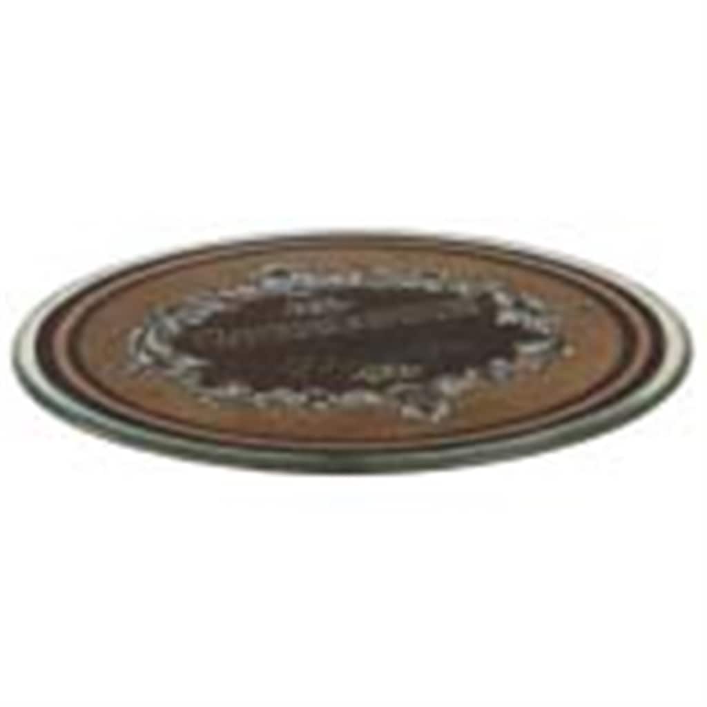 Sm. Glass Decorative Plate- A - A