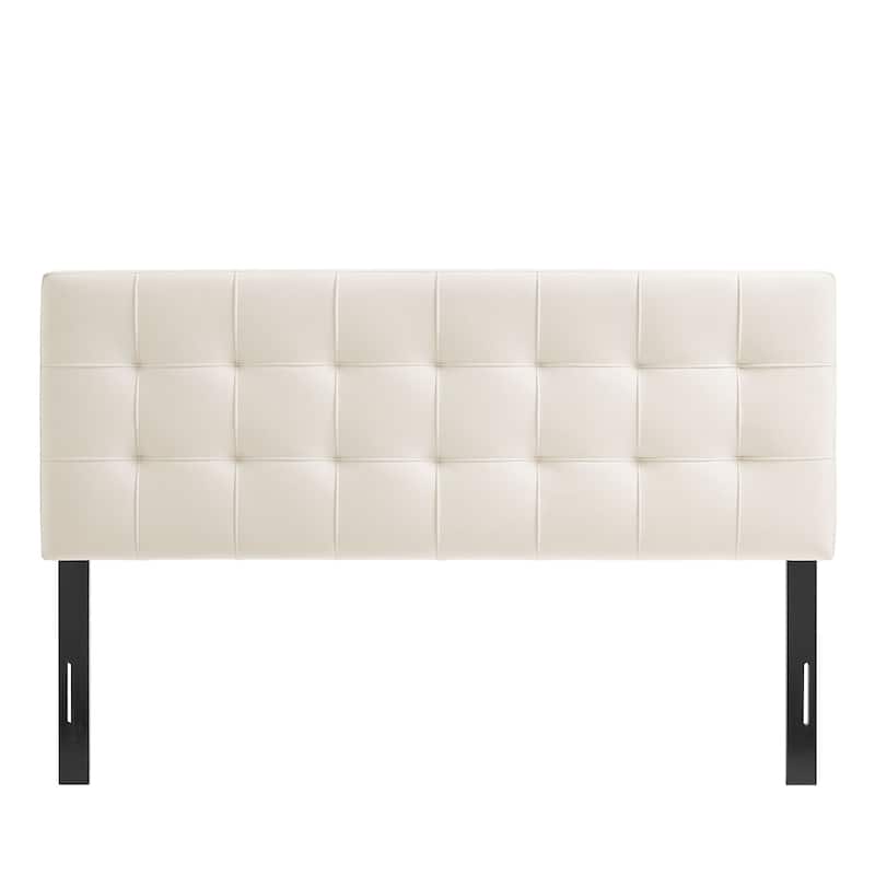 Lily Biscuit Tufted Performance Velvet Headboard