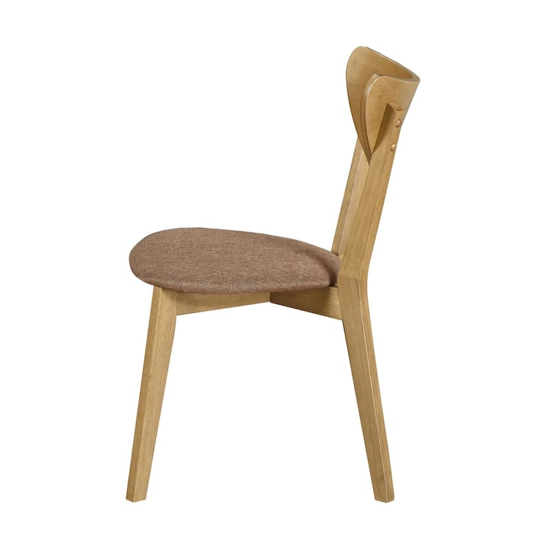 Carson Light Walnut Dining Side Chair (Set of 2)