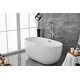 preview thumbnail 69 of 173, Adler Soaking Bathtub in Glossy White