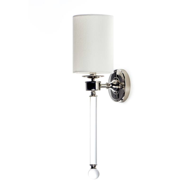 Lucent 1-Light Wall Sconce - Polished Nickel
