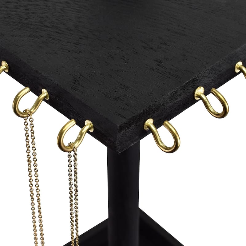 Wooden Rotating Jewelry Organizer - S