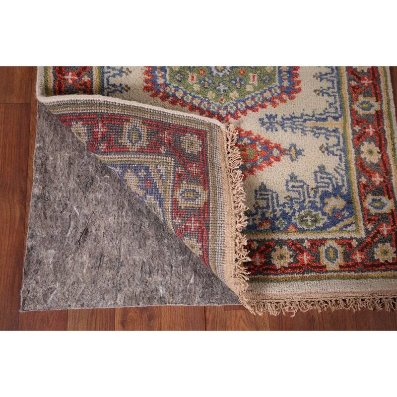 Geometric Viss Oriental Runner Rug Hand-Knotted Wool Carpet - 2'6"x 7'11"