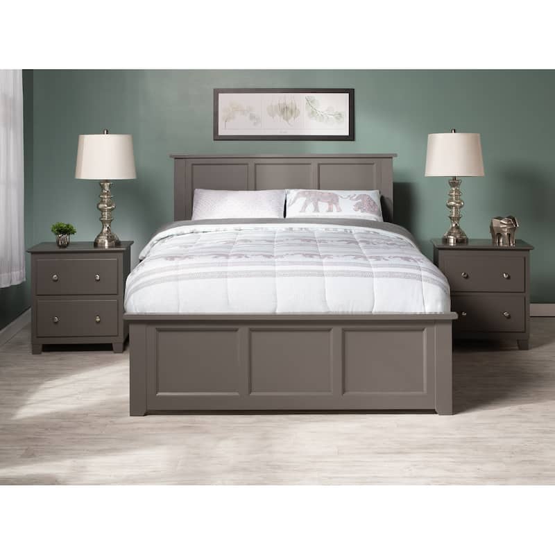 AFI Madison Platform Bed with Matching Footboard & Trundle