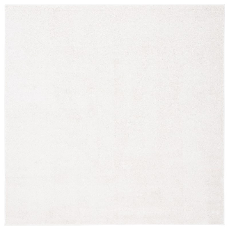 SAFAVIEH, Nonskid Gunde Solid Rug - 6'7" Square - Ivory