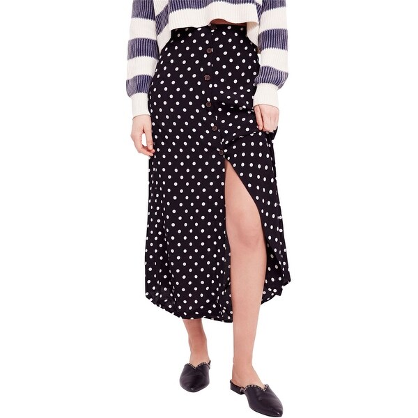 free people polka dot skirt