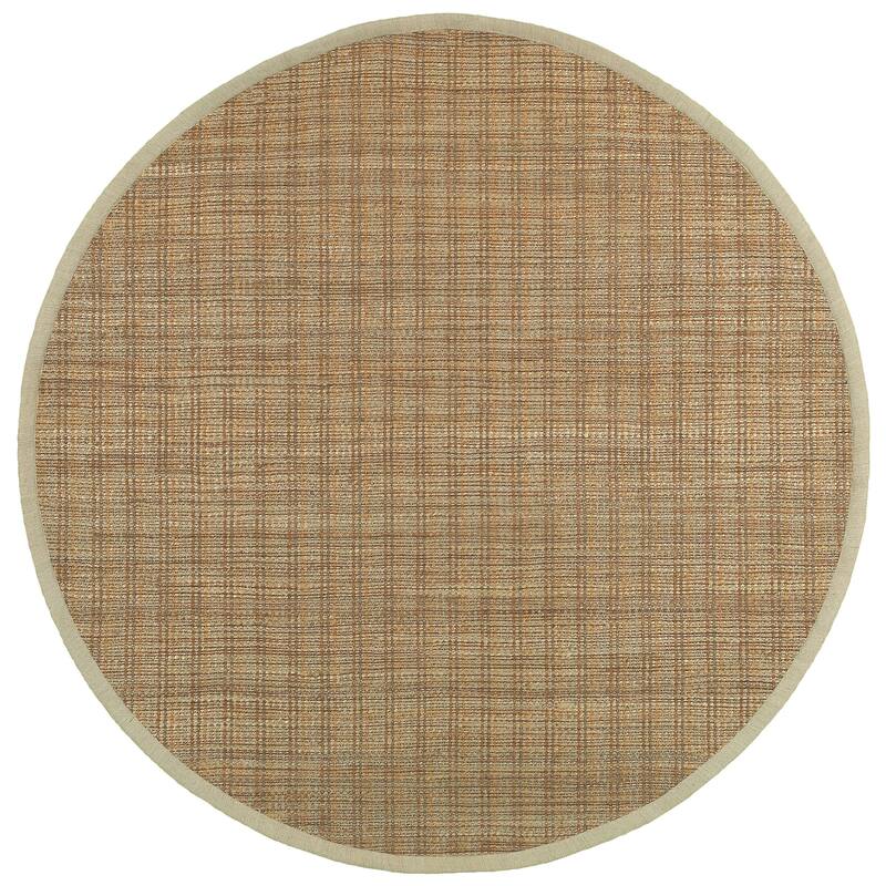 Nevaeh Farmhouse Geometric Braided Jute Indoor Area Rug by Sevita