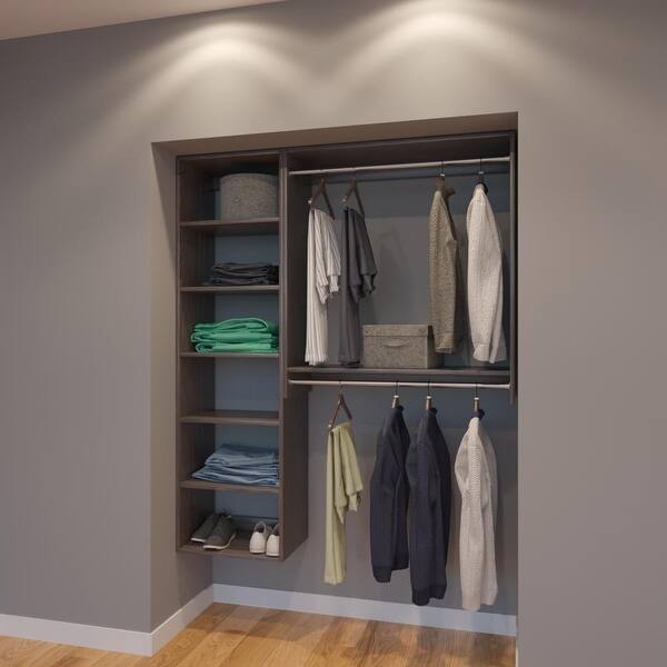 Shop Modular Closets 5 Ft Closet Organizer System 60 Inch
