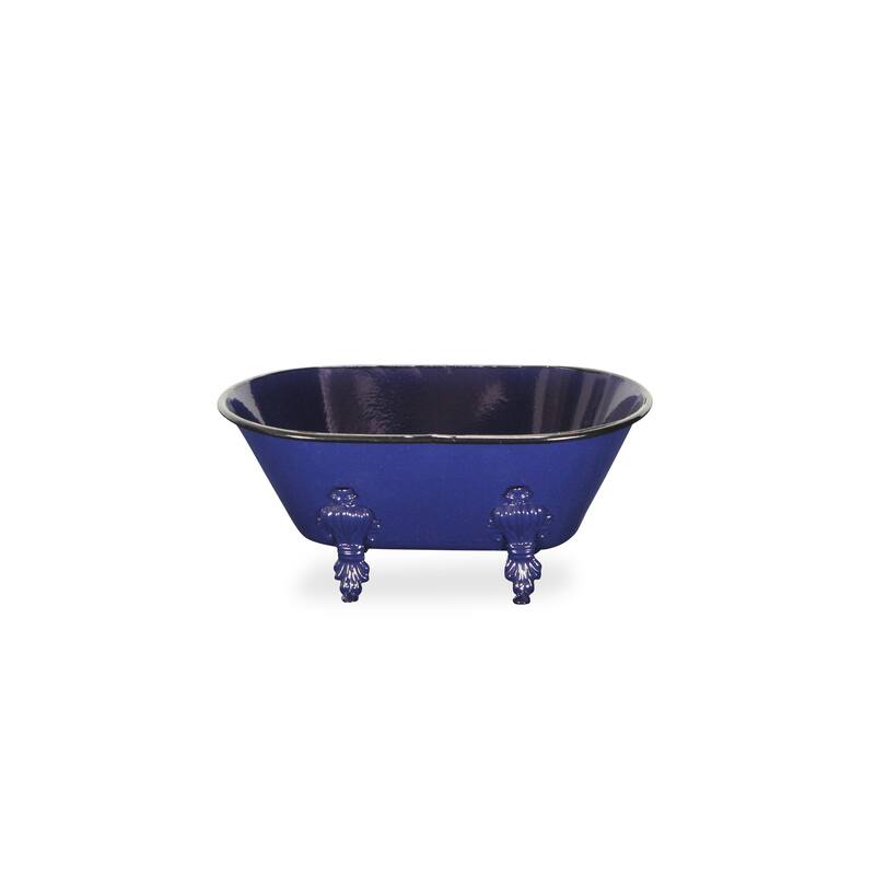 Gray Metal Large Decorative Bathtub