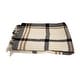 Home&Manor Handcrafted Wool & Cotton Throw Blanket - On Sale - Bed Bath ...