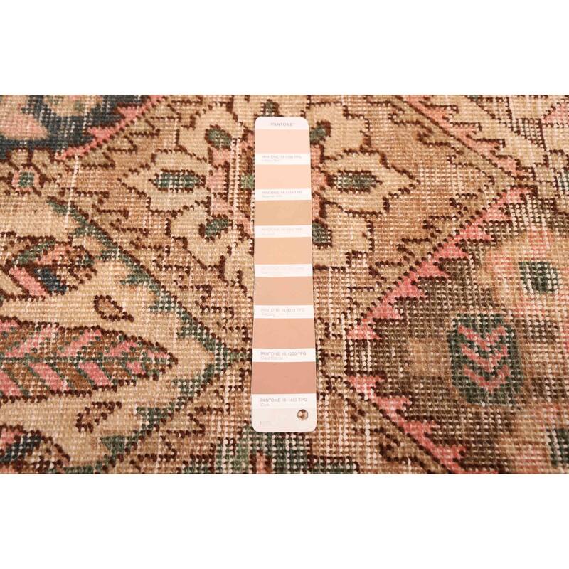 ECARPETGALLERY Hand-knotted Antalya Vintage Tan Wool Rug - 5'0 x 7'8