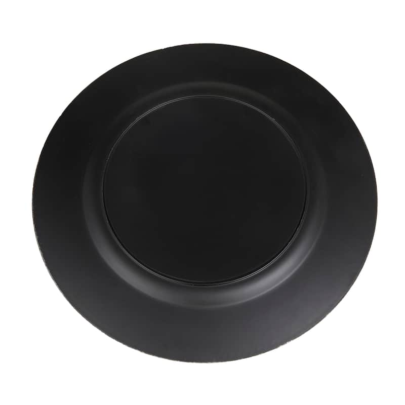 Silver Melamine Plastic Charger (Set of 8)